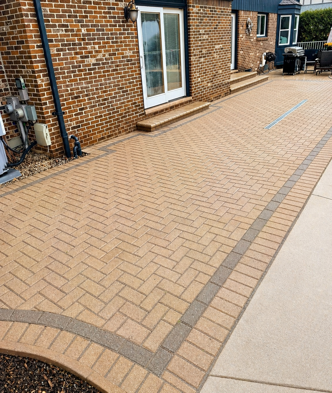 Paver Patio, Stairs & Garden Build